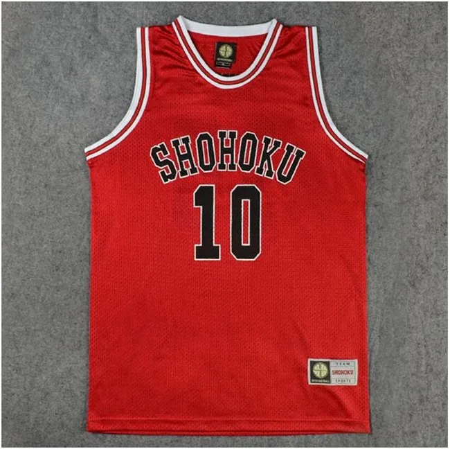 Горячее предложение! Распродажа! DUNK Косплэй майка с надписью "Shohoku" ханамичи сакураги Каэдэ рукава Акаги Такенори Мицуи Хисаси рубашка Униформа с топом горячая распродажа