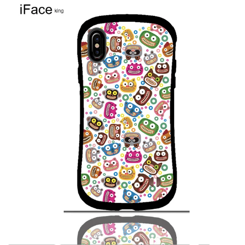 Iface king чехол для телефона мультяшный милый глянцевый маленький чехол на талию для iphone 7 8 PLUS X S R MAX защитный противоударный чехол для телефона