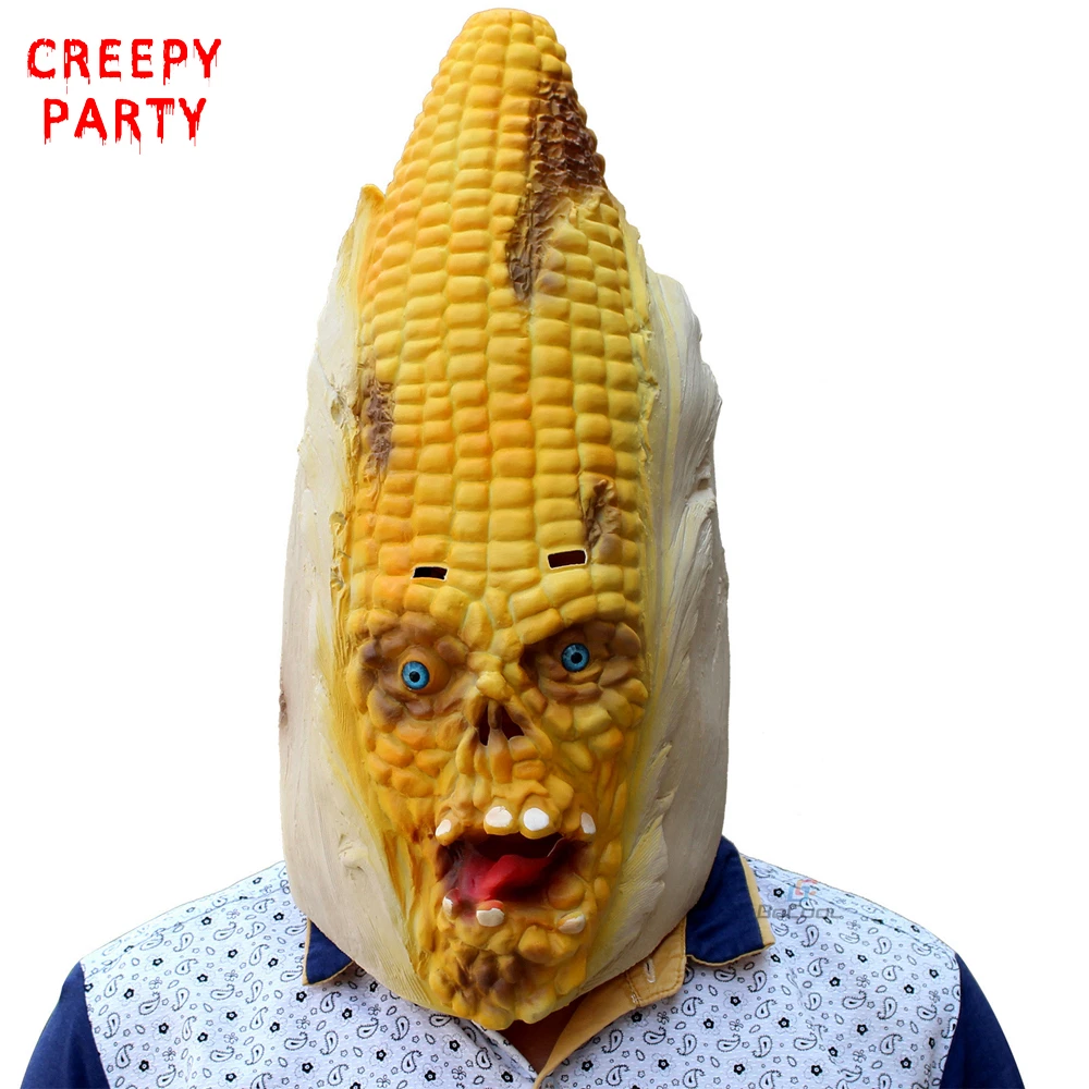 Кукурузы Монстр для наращивания на всю голову маска страшно реалистичный Laetx