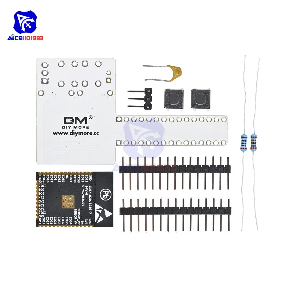Diymore ESP 32 WROOM Rev1 Wi Fi Беспроводной Bluetooth модуль макетная плата для Arduino DIY