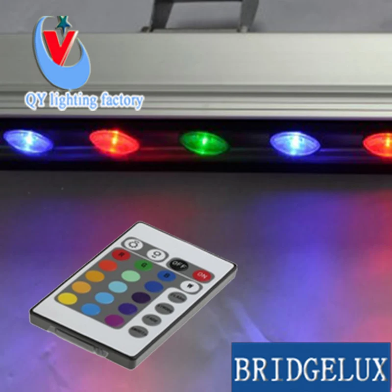

6pc/lot DMX512 LED Spotlight LED Wall Washer wash Light 9W12W15W18W24W30W RGB landscape lines square flood outdoor Estadio lamp