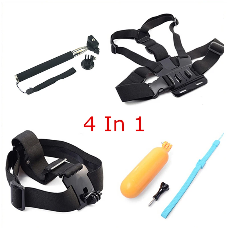 Аксессуары для экшн камеры комплект крепления на пряди плавающая рукоятка