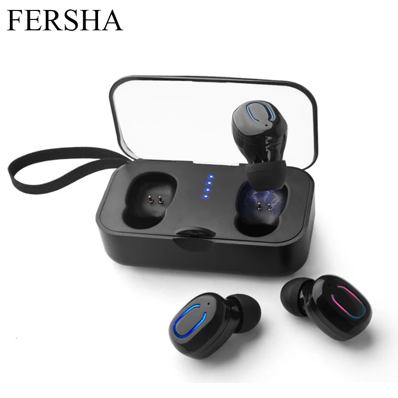 Bluetooth гарнитура FERSHA T18 3D стерео беспроводные наушники спортивные для Iphone Android Pk X27