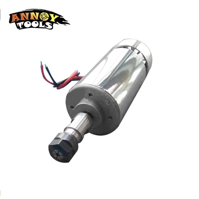 Новый 400 Вт DC12 48V ЧПУ С Воздушным Охлаждением Шпинделя Двигатель + ER11 патрон Mach3