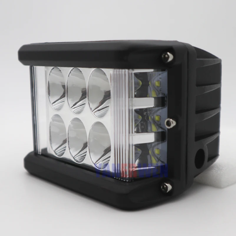 Koop 4 Inch Side Led Cube Werk Licht Voor SUV Truck Auto Atv 36 W Led Verlichting 12 V 24 V Off Road Led Licht.