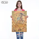 Классический комикс Hayao Miyazaki, Мой сосед Тоторо, крафт-бумага, ретро мультяшный комикс, Постер для бара, кафе, декоративная наклейка 50.5x36 см