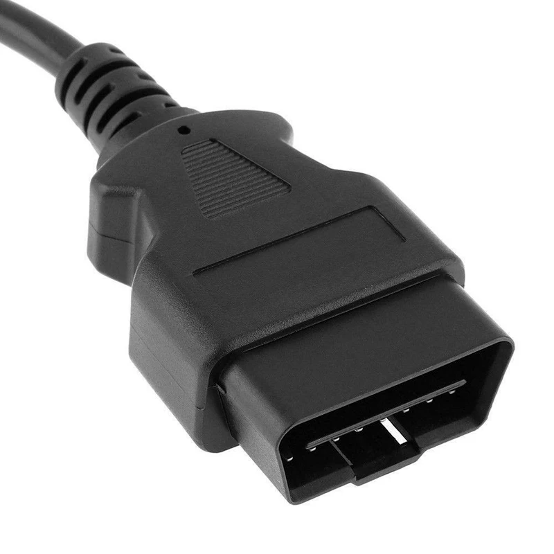 30 см/1,5 м OBD2 II 16 контактный разъем Разъем расширения, чтобы открыть коммутационным шнуром диагностический кабель OBD 2 кабель удлинитель ядро