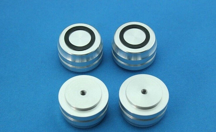 4 шт. алюминиевые шипы для усилителя динамика 33*22 мм