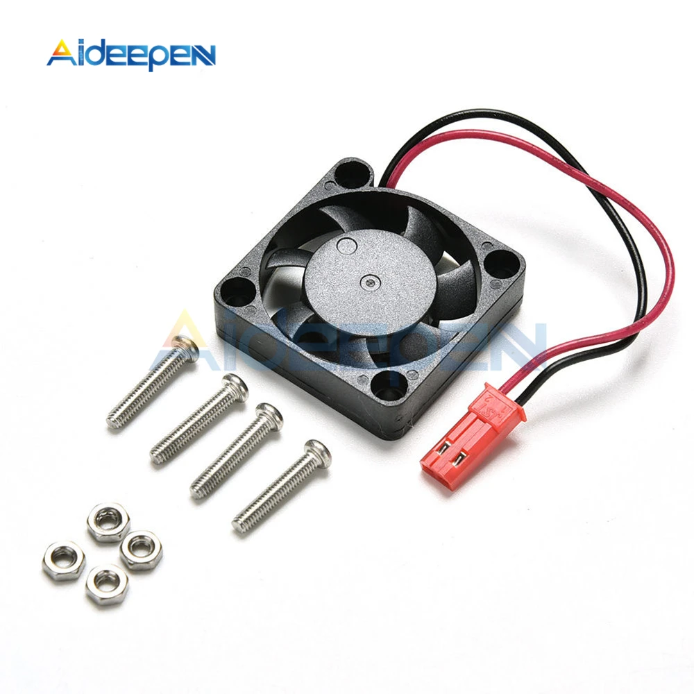 Вентилятор охлаждения для Raspberry Pi модели A + B +/для 2 3 с винтовыми деталями