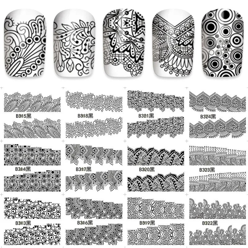 12 листов красоты черный белый цвета со шнуровкой с полной защитой и перемещение