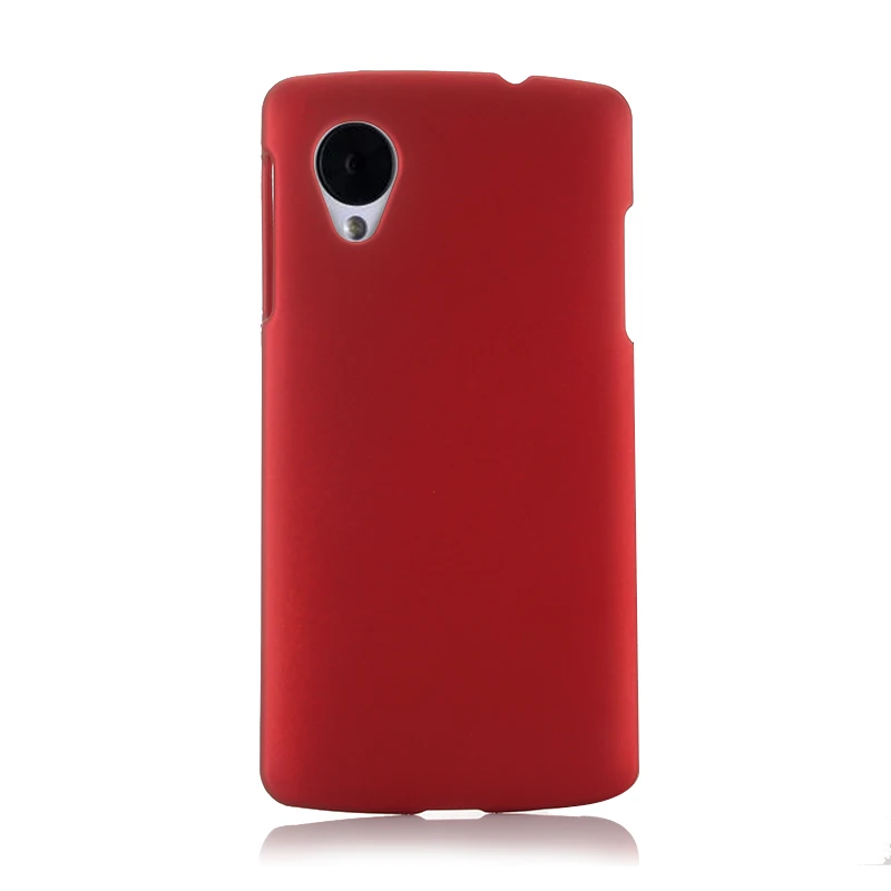 Чехол для LG Nexus 5 ультра тонкий Противоскользящий резиновый матовый чехол жесткий