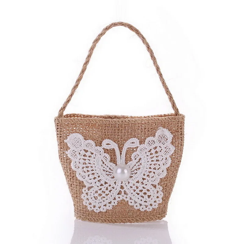 Creative design Linen Drawstring Bag Vintage Natural Burlap Gift Candy Wedding Party Favor Pouch Jute Jewelry Bags | Дом и сад