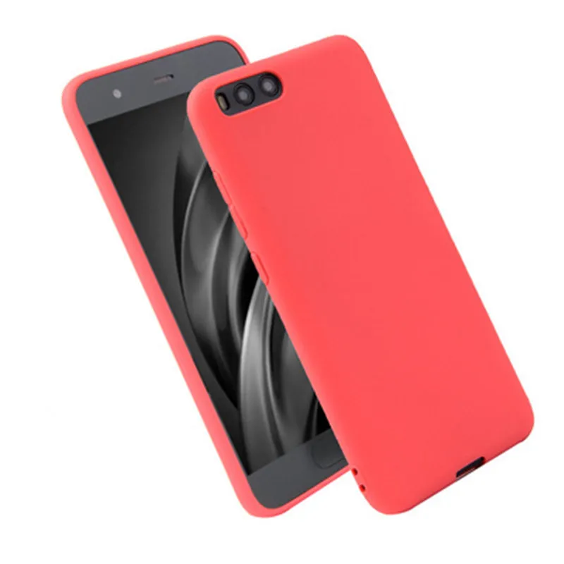 Для Xiaomi mi6 tpu чехол силиконовый мягкий для coque funda capa красный черный синий чехлы
