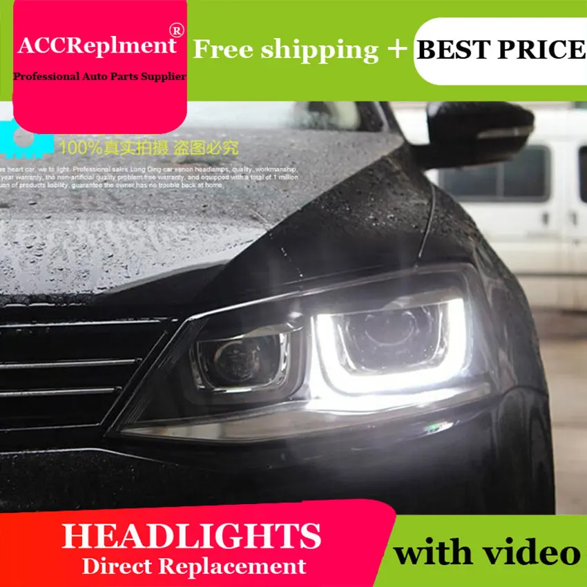 Автомобильные фары PRO 2011 2012 2013 2014 для vw jetta Стайлинг автомобиля U