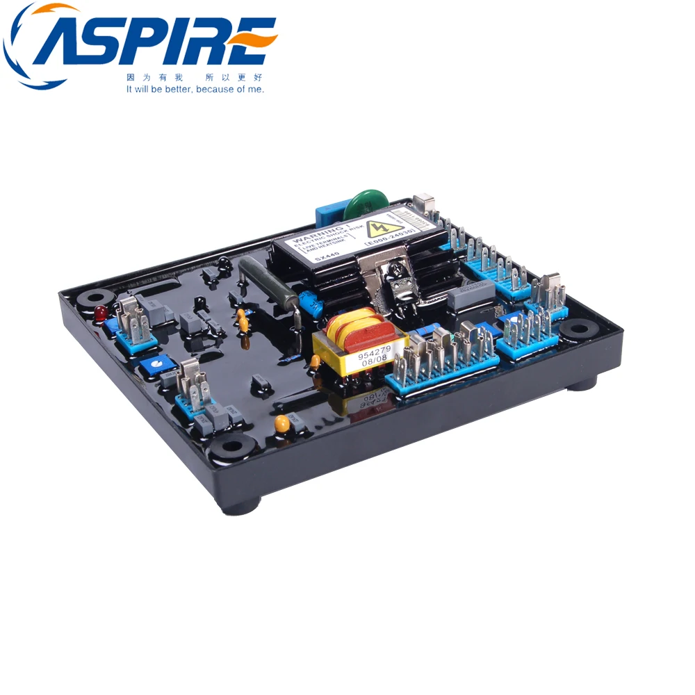 

Черный Автоматический регулятор напряжения AVR SX440 для генератора