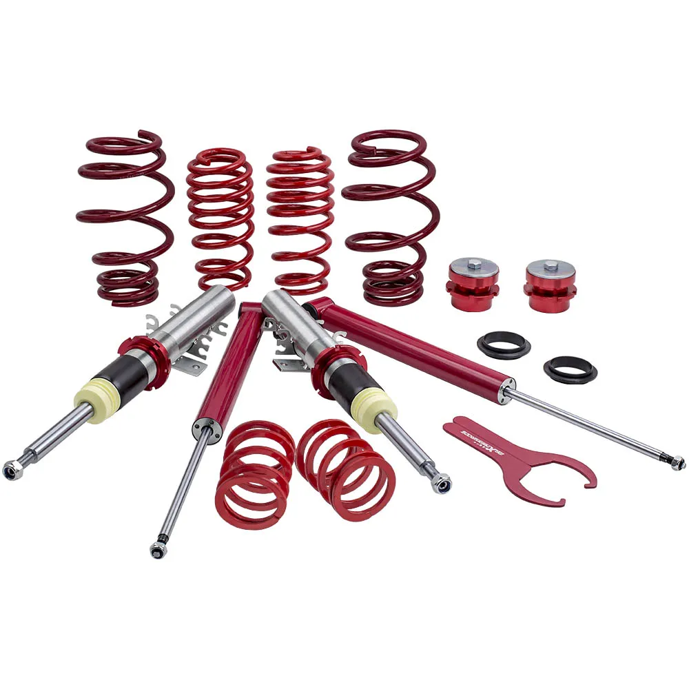 Coilover пружина стойки подвески для VW Polo MK4 9N koda Fabia Mk1 Mk2 1 2 4|Амортизаторы и опоры| |