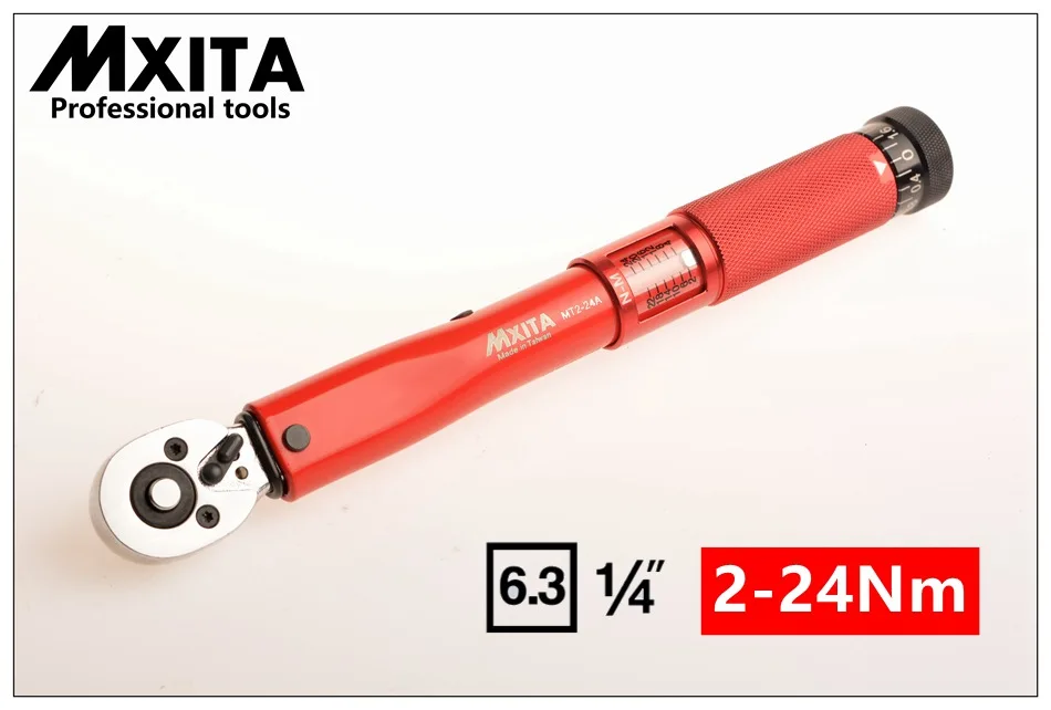 MXITA 1/4 &quotDR. Ручной Динамометрический гаечный ключ 2 14N.m с трещоткой подходит для