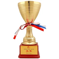 wholesale trophy hot sale competition medals metal trophy high quality trophy gold cheap sports trophies games