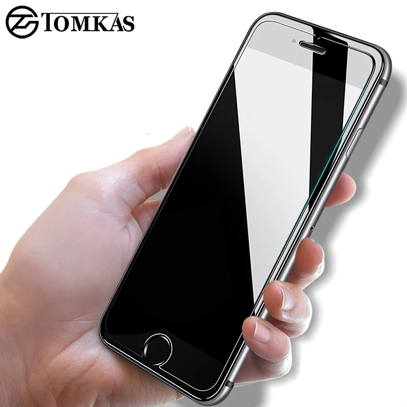 TOMKAS 5S защитная пленка из закаленного стекла для iPhone 5 SE 0 3 мм премиум класса|tempered