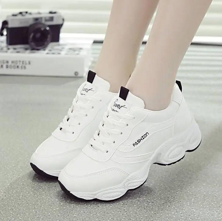 2019 tenis feminino женская обувь белые кроссовки basket zapatos de mujer на платформе chaussures buty кожа
