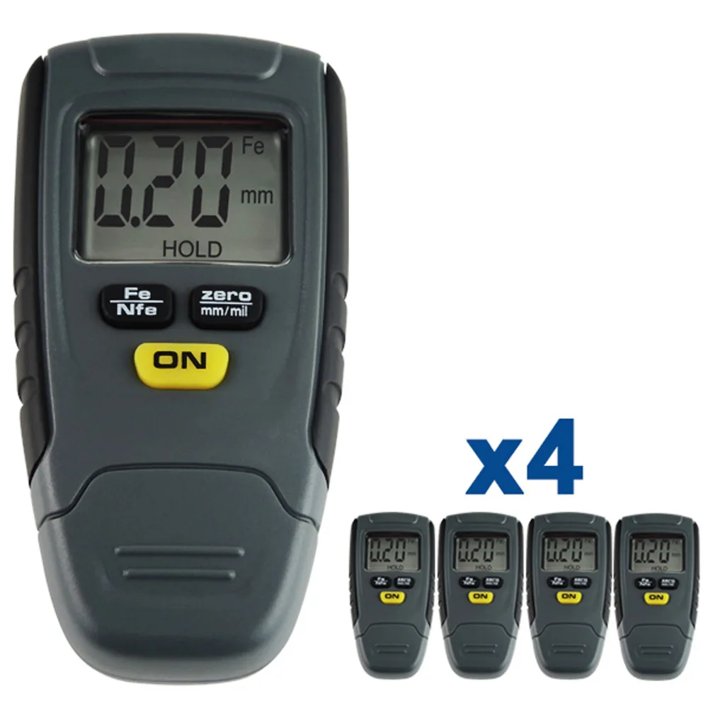 Цифровой толщиномер для лакокрасочного покрытия толщиной 1 25 мм 4 шт.|gauge meter|gauge