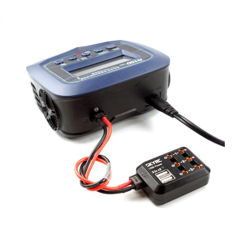 SKYRC D100 V2C 2X100 Вт двойной баланс LiPo зарядное устройство/умное зарядное устройство Dis зарядное устройство SK-100131 NiMH NiCd LiPo LiFe Lilon LiHV Pb