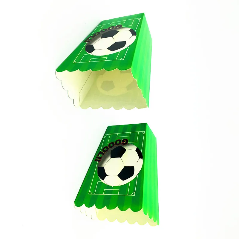 6 шт./лот новые футбольные коробки для попкорна Детские вечерние дня рождения