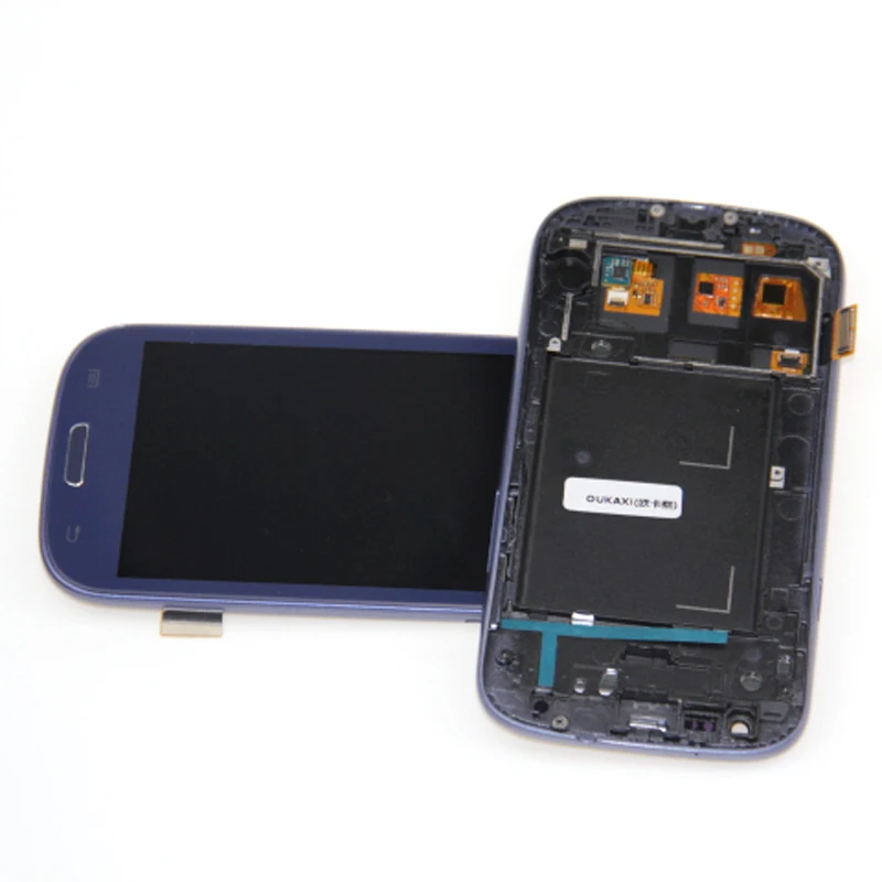 1 шт. для SAMSUNG Galaxy S3 дисплей i9300 сенсорный экран дигитайзер Замена lcd синий|Экраны