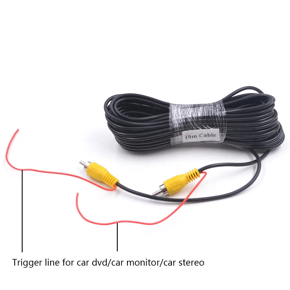 10 м RCA Connetor автомобильный монитор заднего вида камера видео кабель и 1 5 питания с