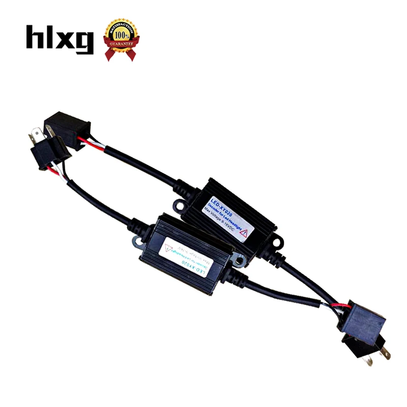 2 шт. H11 H4 H7 LED 9006 9005 фара Canbus комплект проводки Компьютер Предупреждение об ошибке