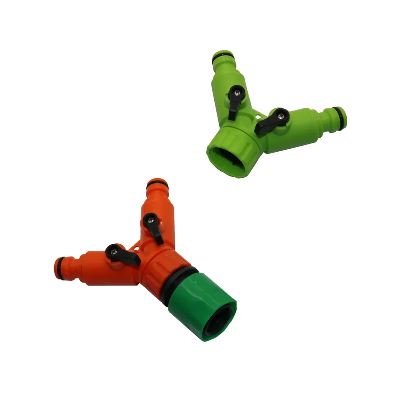 20pcs Cheap Garden Agriculture Tube Splitter Double Adapter Pipe Fittings Distributor Y Shunt Switch Watering Tool Connector
