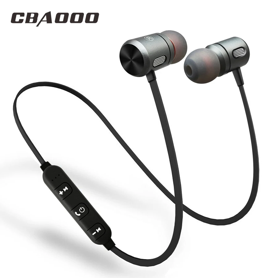 Cbaooo C10 Bluetooth наушники беспроводные спорт бег металлический магнит гарнитуры |