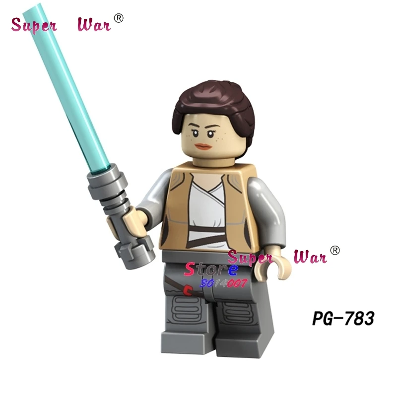 PG783 Одиночный Solo A Story Rey Хан Соло Hoth Rebel Anakin A Wing Pilot building block игрушки для детей - Цвет: PG783