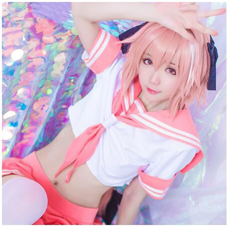 Fate/Grand Order Fate Apocrypha Rider Astolfo Косплей JK школьная форма костюм моряка женский