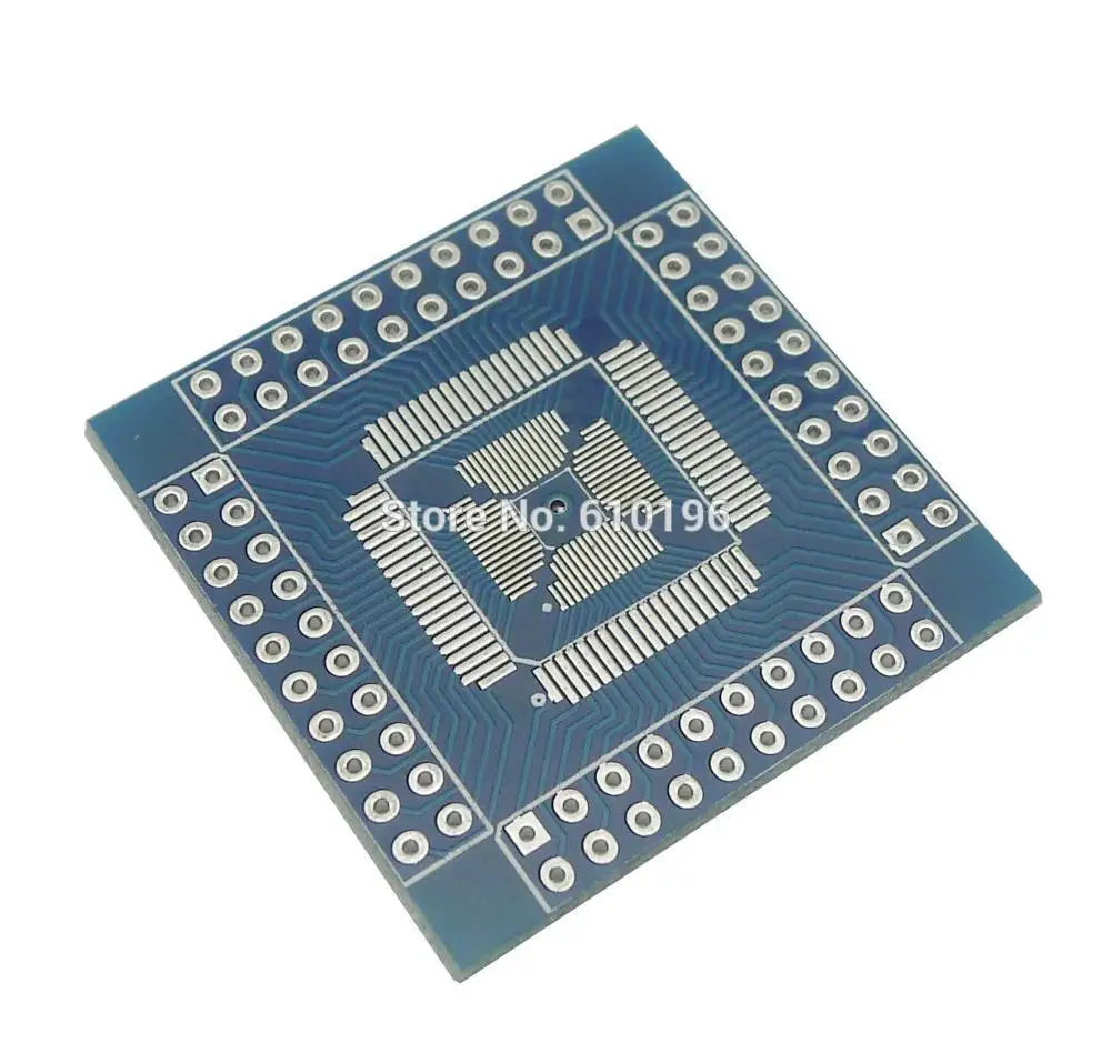 Плата адаптера QFN/TQFP/LQFP QFP 16 80 pin 0 5 мм для Dip Pcb двухсторонняя|qfp to dip|qfn diptqfp dip |