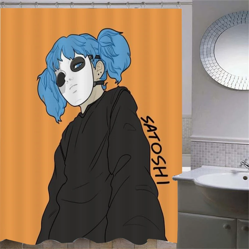 Занавеска для ванной с рисунком Салли занавеска душа в европейском и