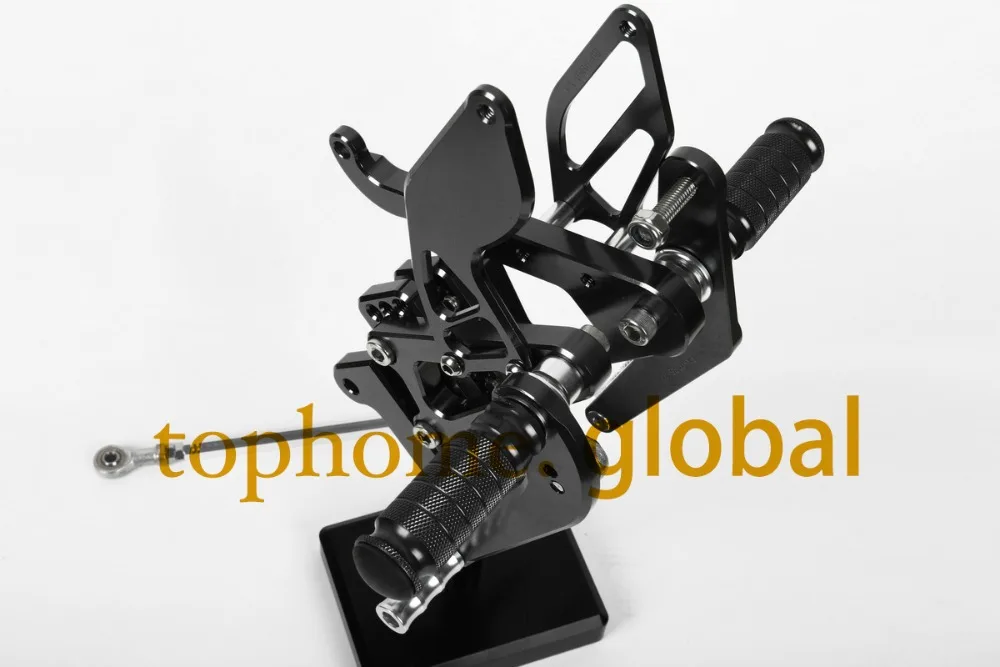 Запчасти для мотоциклов Yamaha YZF R6 2003 2004 2005 черные ЧПУ задние комплекты подножки