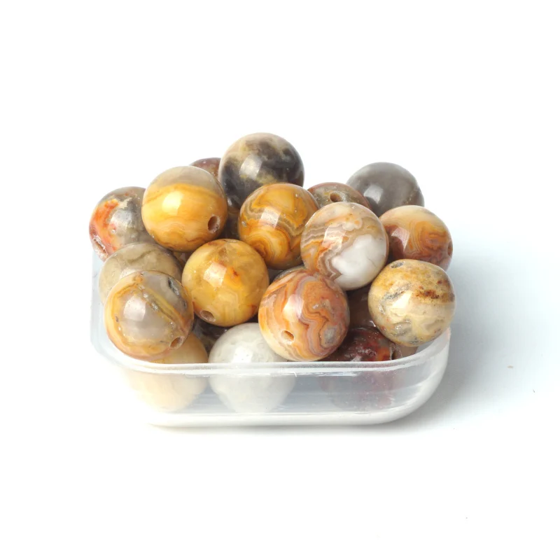 TopGoods бусины из натурального камня Crazy Agate свободные халцедоны четки 6/8/10 мм камень