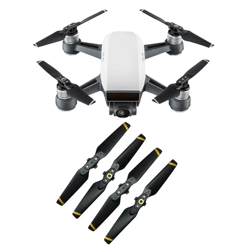 2 пары быстроразъемных складных винтовых пропеллеров лезвия для DJI Spark