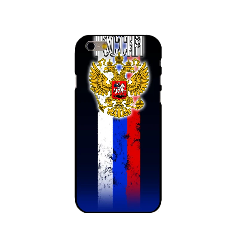 Жесткие чехлы для телефонов с российским флагом/государственной