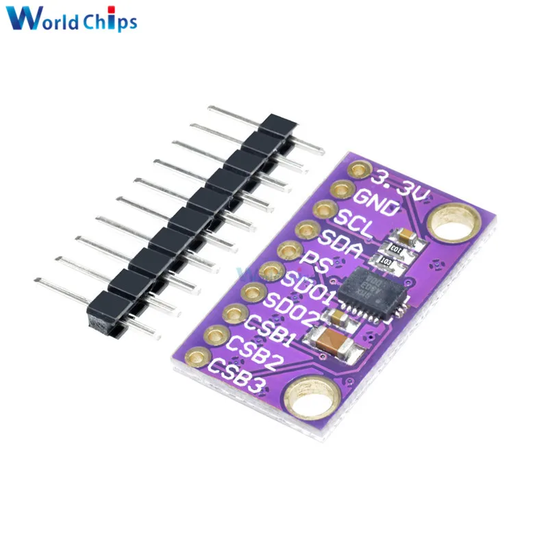 9DOF BMX055 IMU точность интегрированный 9 ось Отношение Сенсор модуль Diy электронные для Arduino заменить MPU9250 межсоединений интегральных схем I2C