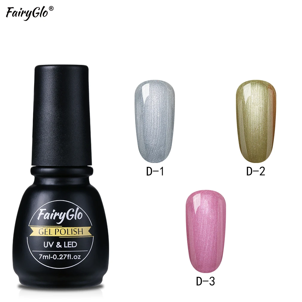 FairyGlo 7 мл различные гель для ногтей штамповка УФ Гель-лак Esmalte Permanente лак чистый