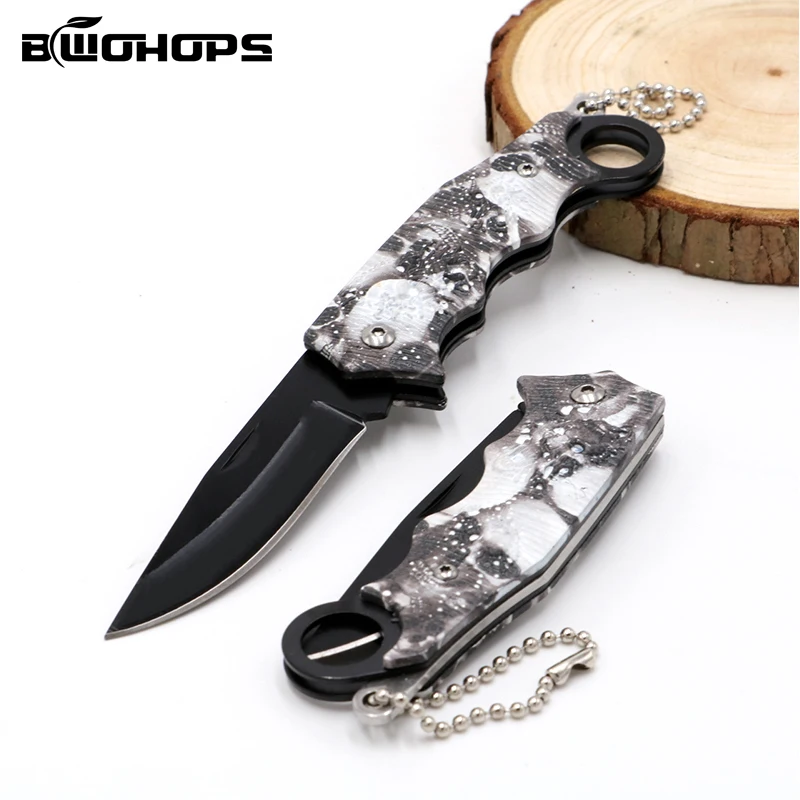 Складной нож с лезвием Мини карманный портативный для выживания тактический