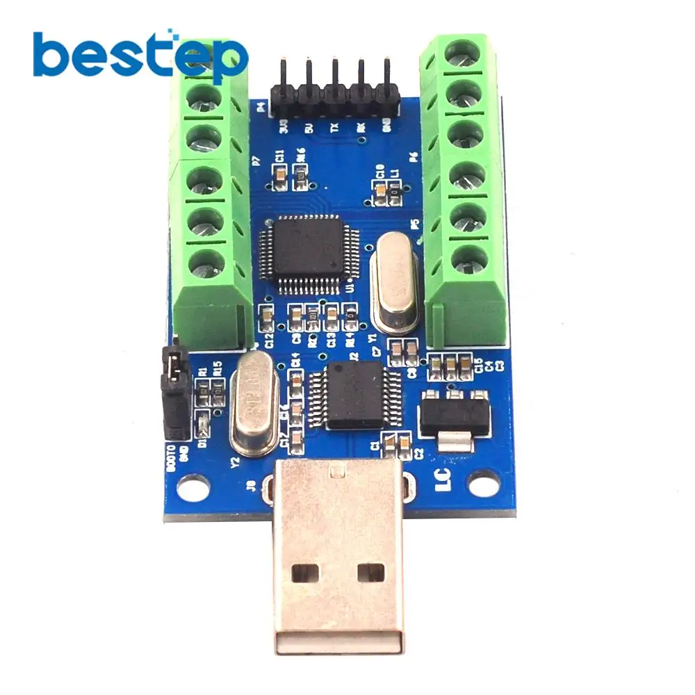 STM32F103C8T6 USB интерфейс 10 каналов 12Bit AD Дискретность сбора данных STM32