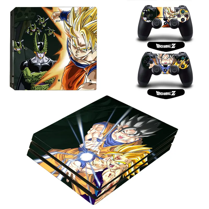 Виниловый чехол ARRKEO Dragon Ball Z Super Goku наклейка для PS4 Pro PlayStation 4 Консоль 2 контроллера