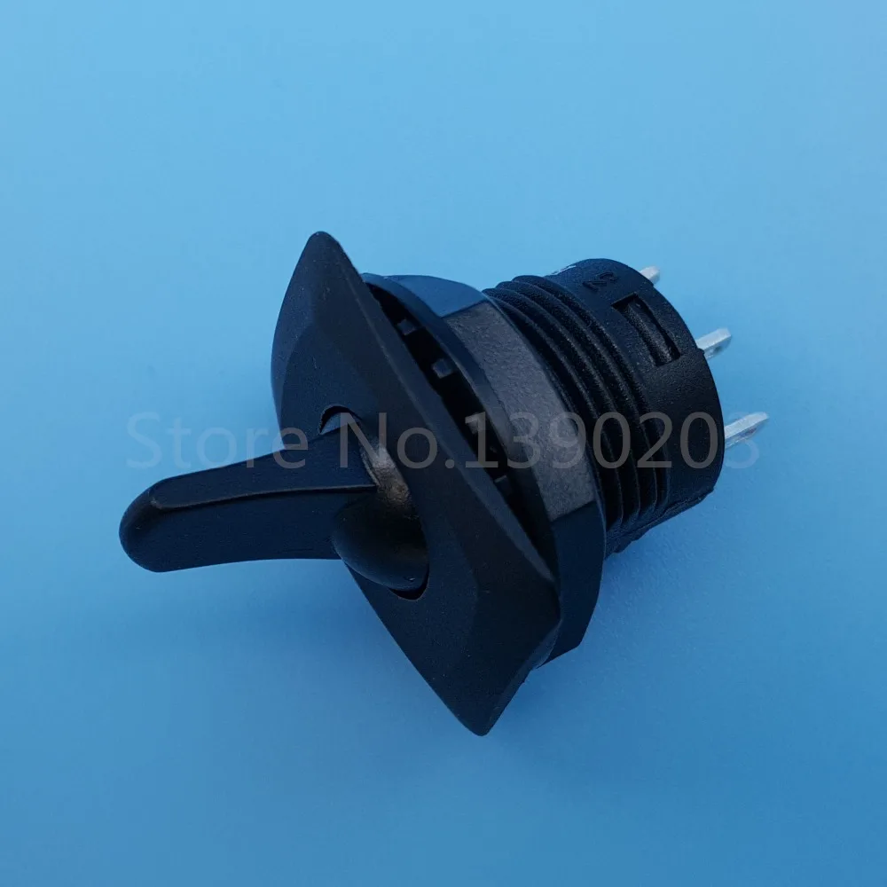 5 шт. черный SCI R13-402C 3Pin ON-ON 2 поддержание позиции круглый тумблер SPDT Панель