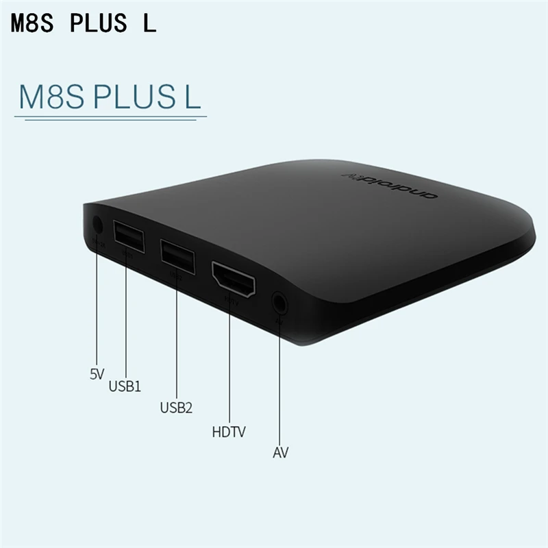 ТВ приставка Mecool M8S PLUS L Amlogic S905D Android 7 1 4K ГБ 8 четырехъядерный процессор HDMI 2 0 Wi Fi 4