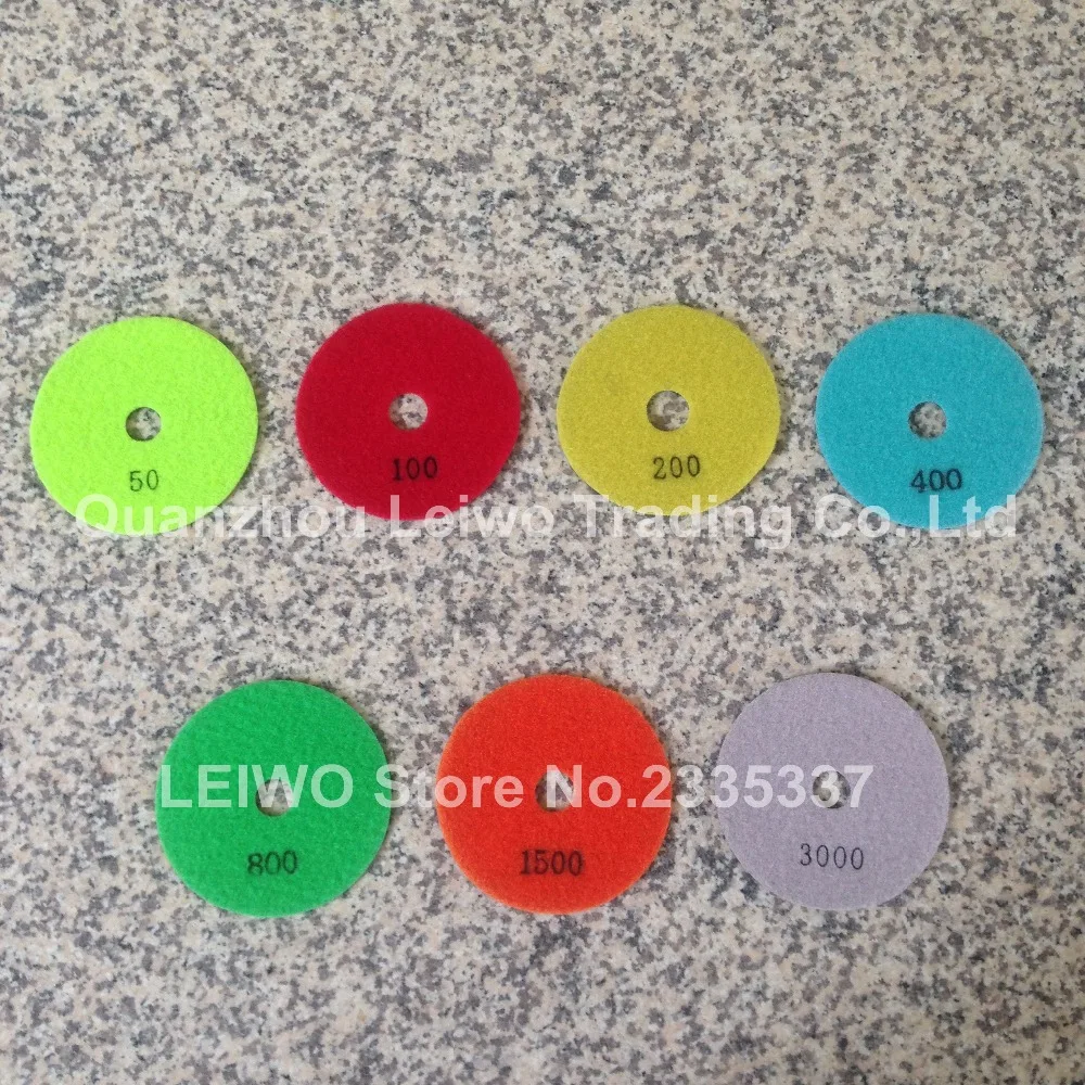 Сухой полировальный коврик 4 дюйма гранитные полировальные колодки полированные