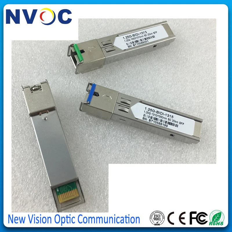1 25G SM WDM 1310/1550 20 км SC волоконный модуль совместимый с кодом Cisco DDM BiDi волоконно