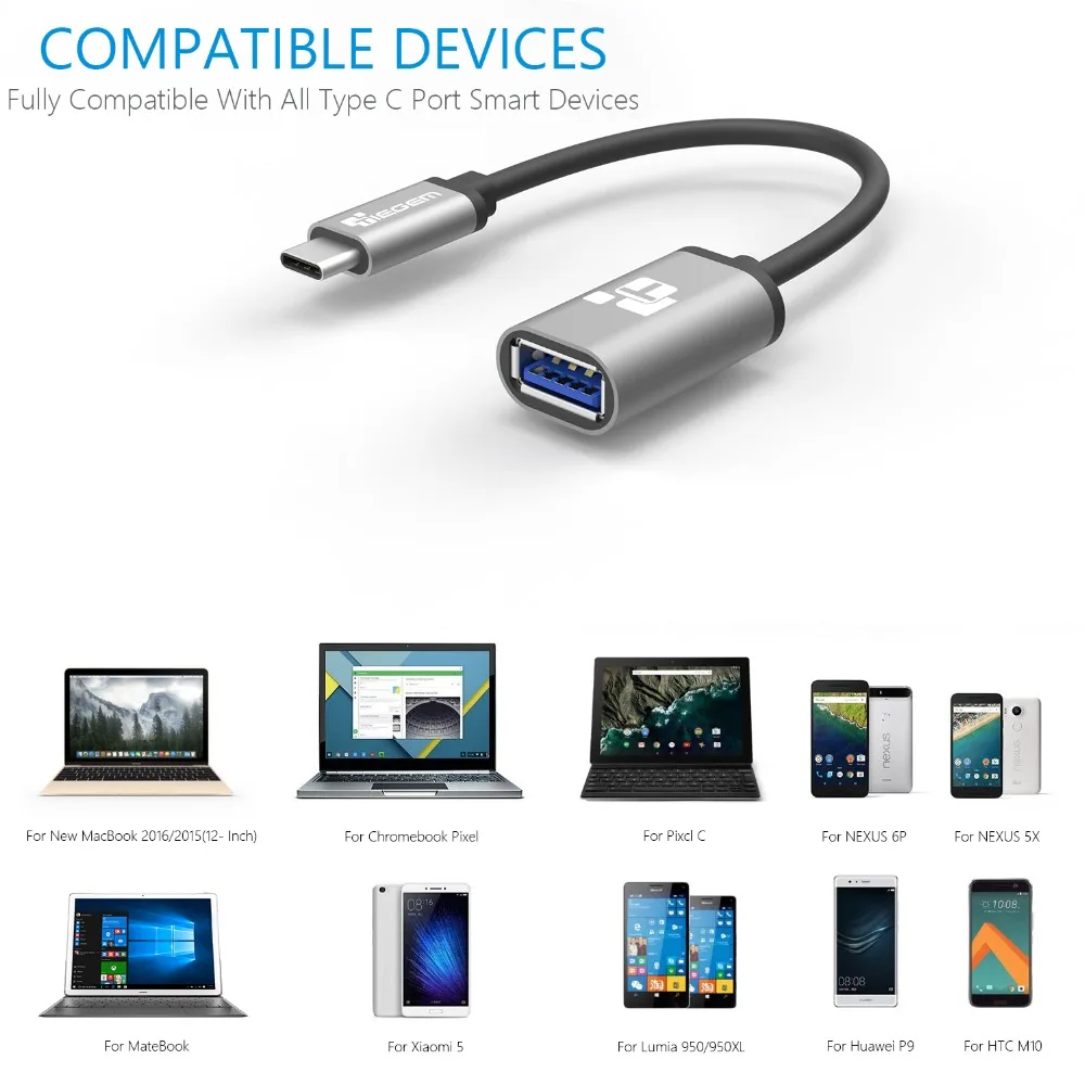 TIEGEM USB 3 1 Type C OTG для Nexus 5X 6P 5 Гбит/с к 0 адаптер типа кабель LG G5 HTC M10|otg type|otg adapter type-ccable